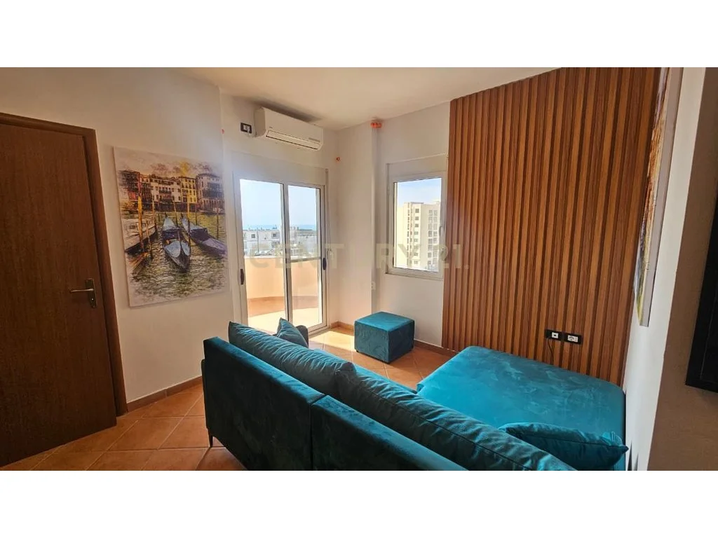 Apartamento 2+1 en venta con vista al mar en Shkëmbi i Kavajës, Durrës